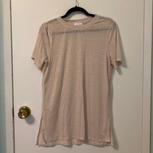 Pink Heathered Lululemon TShirt